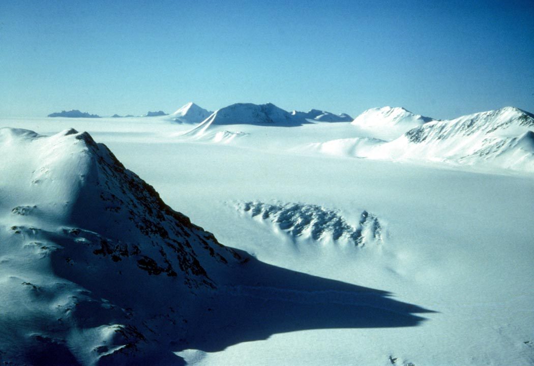 A modern Alaskan icefield